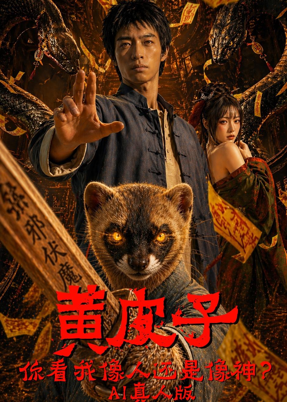 黄皮子你看我像人还是像神AI真人封面图