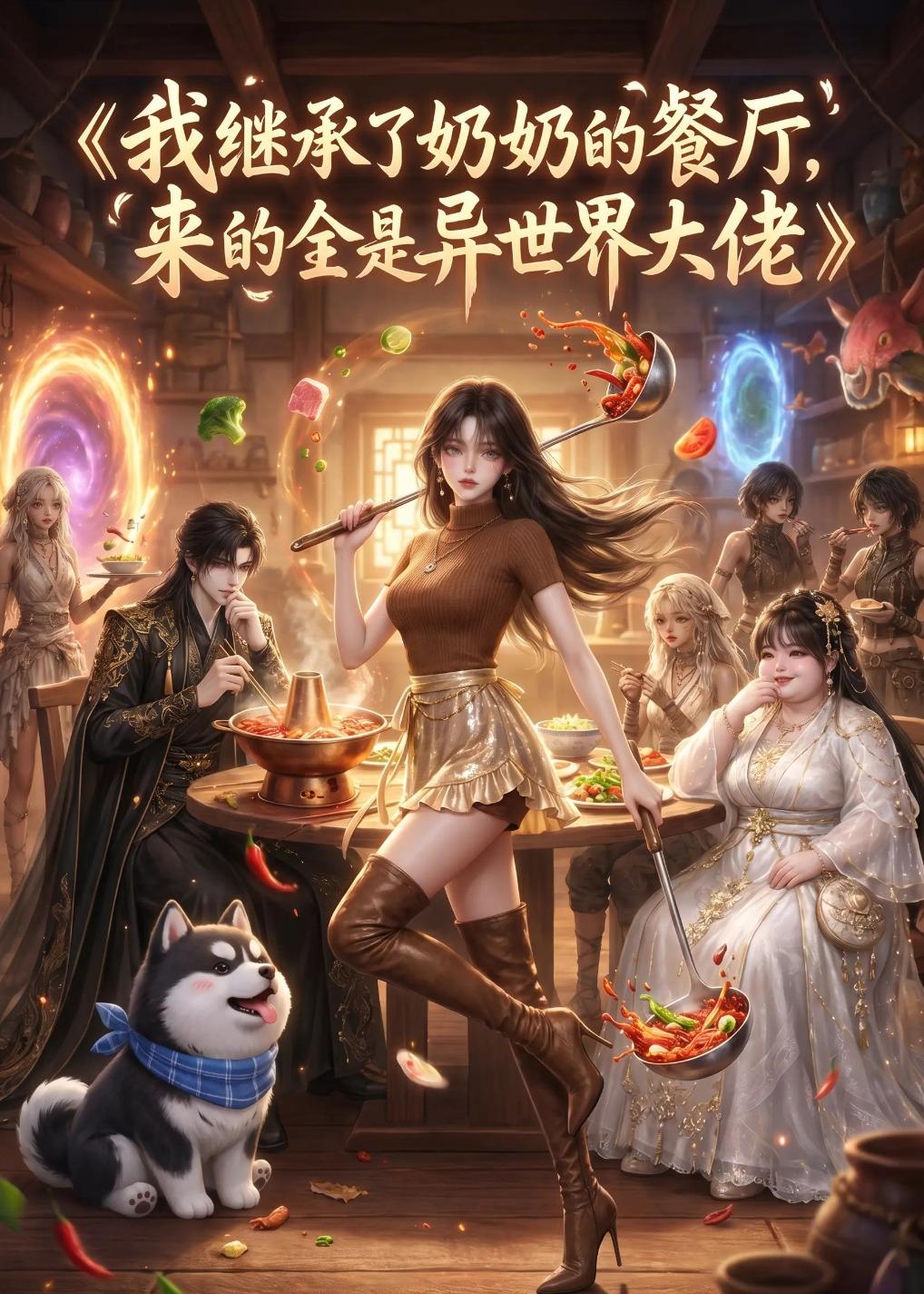 我继承了奶奶的餐厅来的全是异世界大佬封面图