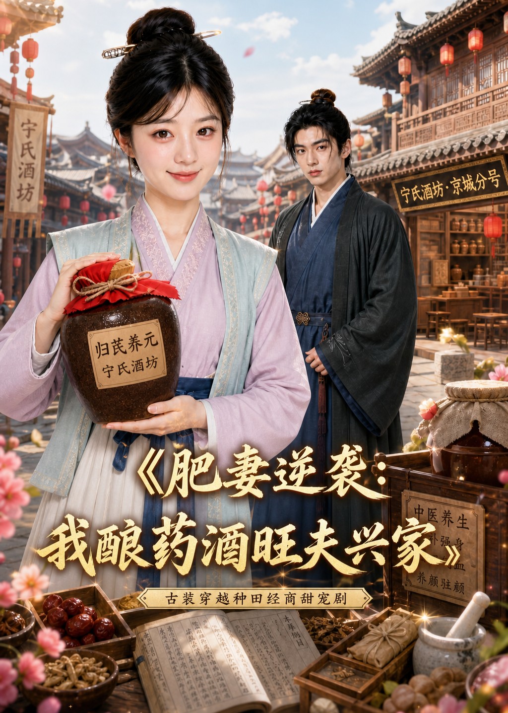 肥妻逆袭我酿药酒旺夫兴家封面图