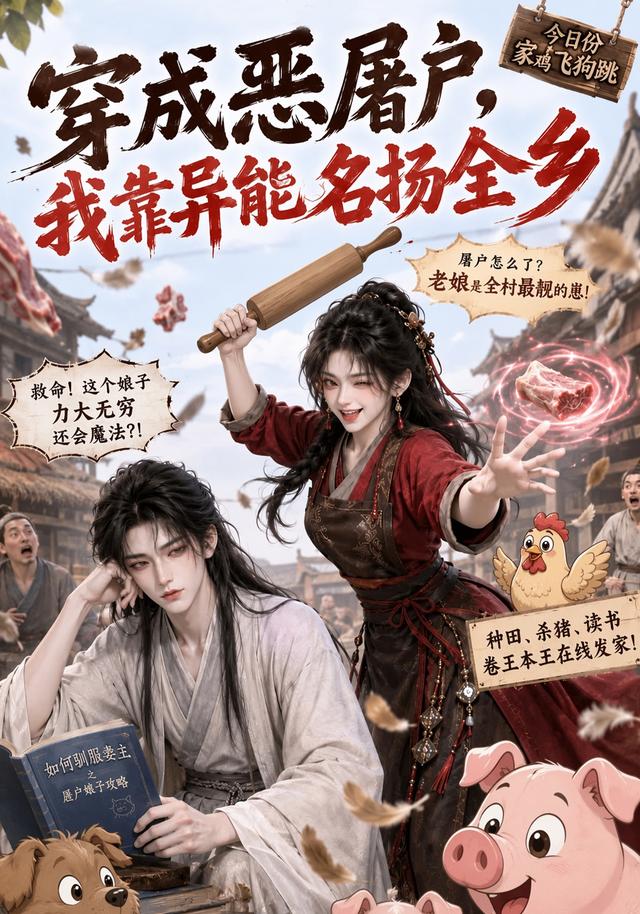 穿成恶屠户我靠异能名扬全乡封面图