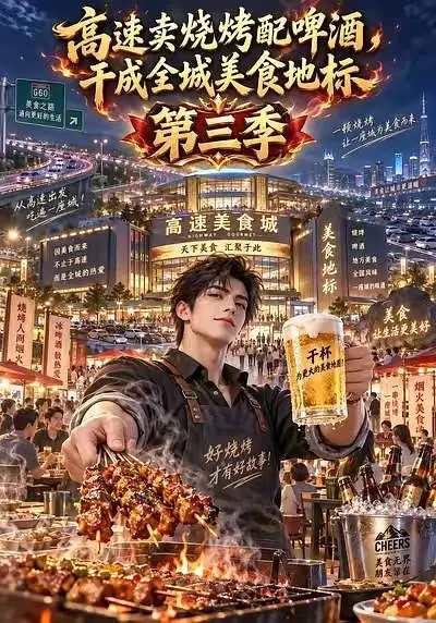 高速卖烧烤配啤酒干成全城美食地标第三季封面图